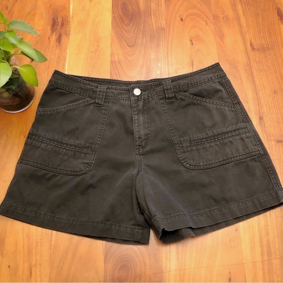 Dancer Hayes High Rise Wide Leg Black Casual Shorts. Size: 12. XL. - Picture 7 of 11